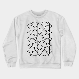 Design 240 from Islamic Geometric Design by Eric Broug by Thames & Hudson Crewneck Sweatshirt